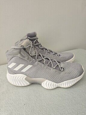 ADIDAS Pro Bounce Mens Mid Gray Basketball Shoes